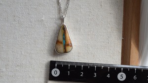 Royston rabbit turquoise necklace《silver925》