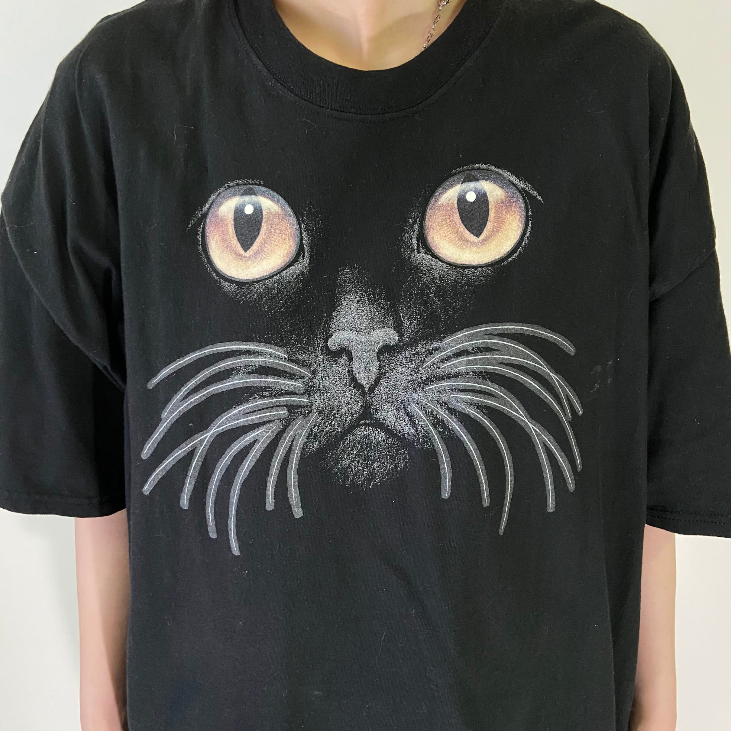 90年代 猫 ねこ アニマル プリント Tシャツ メンズxl 古着 ヴィンテージ ビンテージ 90s ブラック 黒 Tシャツ Cs29 30 Cave 古着屋 公式 古着通販サイト