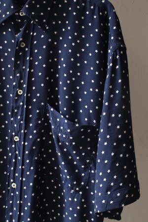 1980's VALENTINO GARAVANI Dot star Viscose s/s