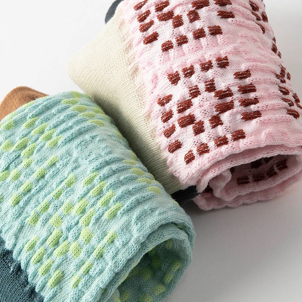 TRICOTÉ /【23-26cm】crochet patterned bumpy socks TR61SO002 | yocka