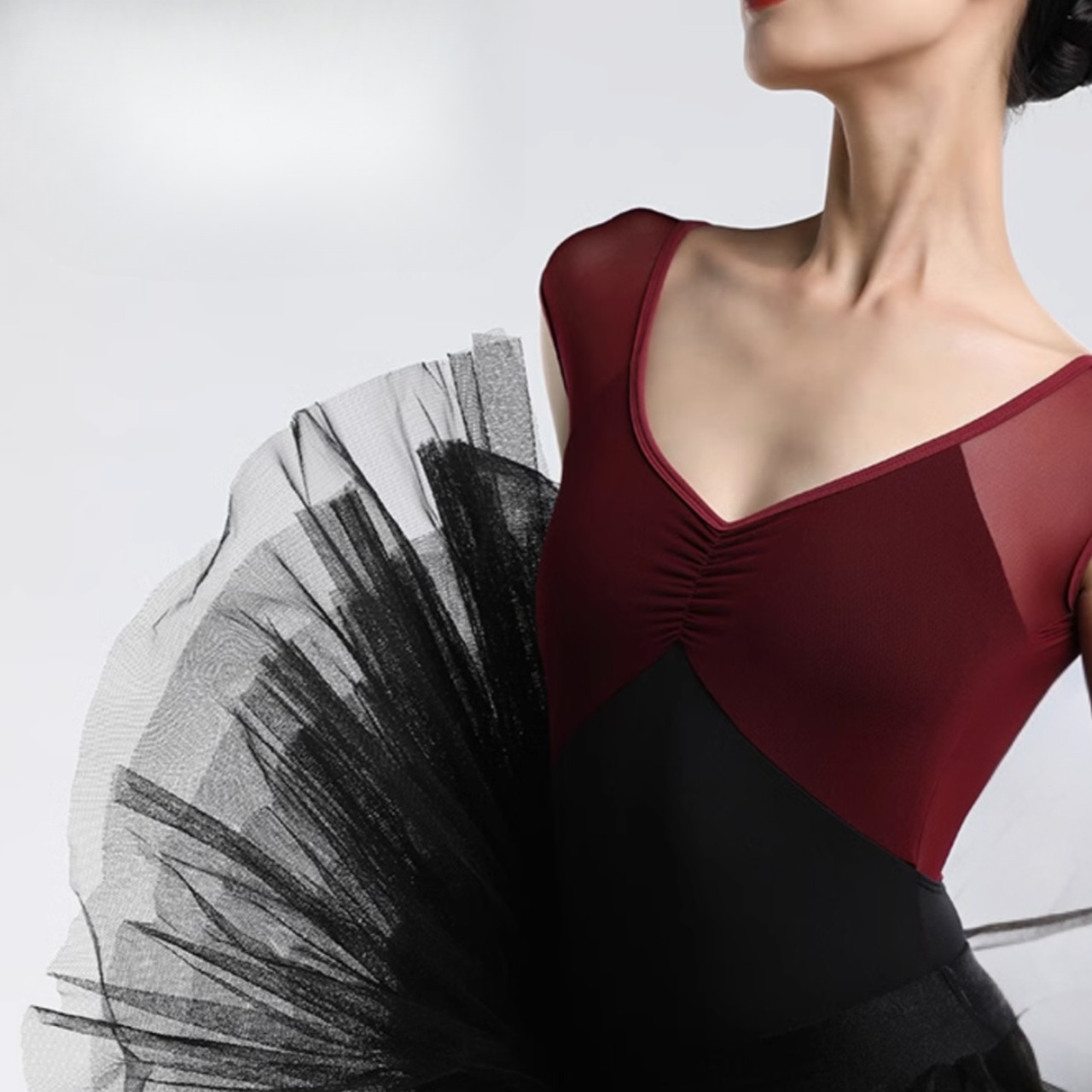 キャップスリーブ パピヨンレオタード 5色展開 L1029