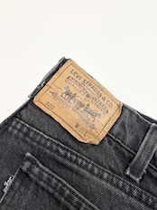 80s Levi’s 505 BLACK DENIM PANTS MADE IN USA Size W36L30→W35L29.5