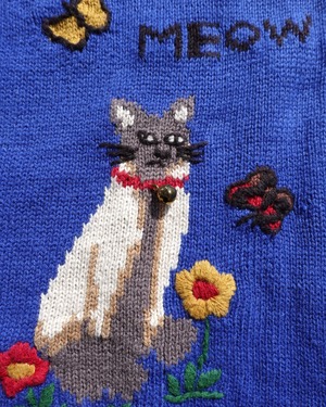 【古着】A CAT IS A CAT カーディガン