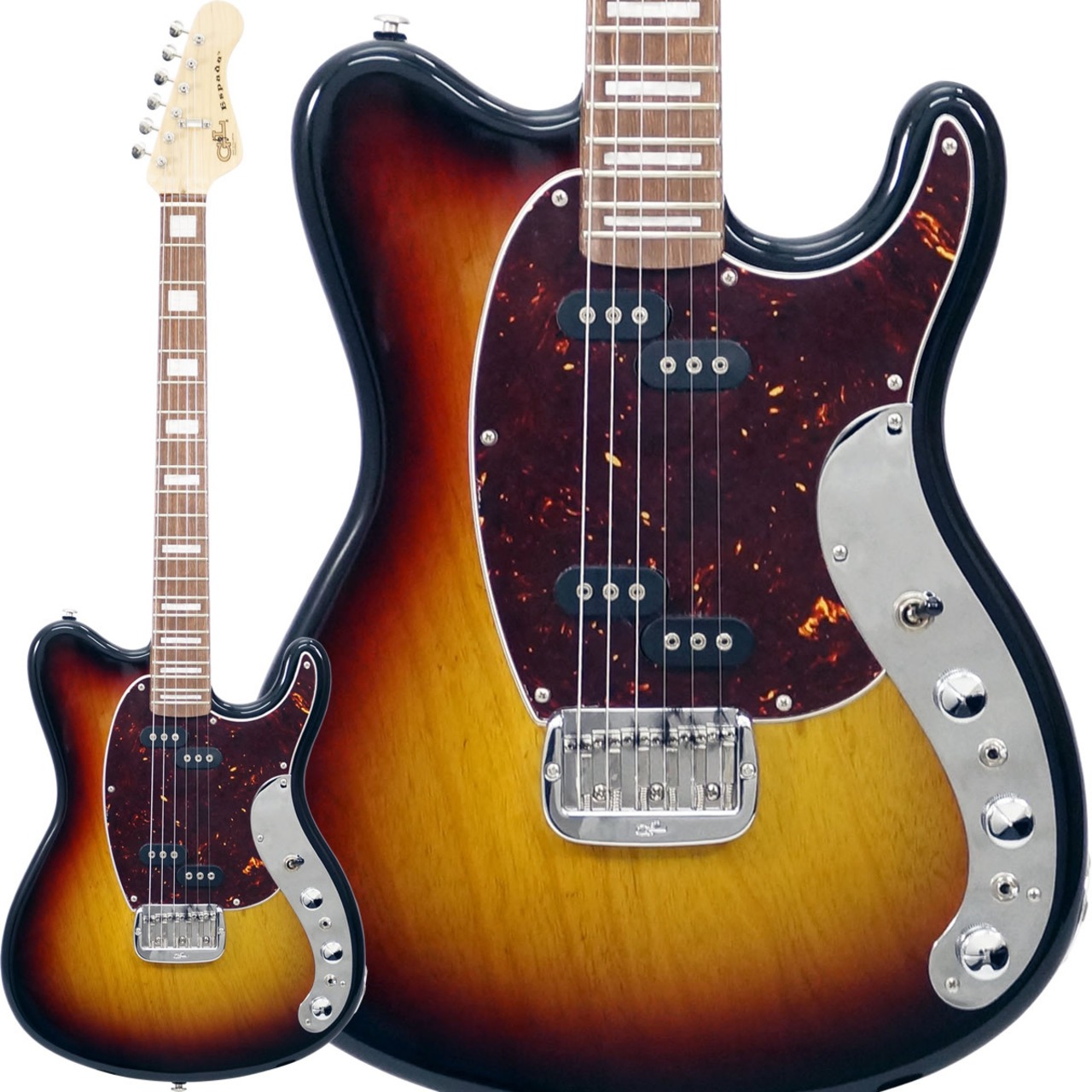 G&L CLF Research ESPADA (3-Tone Sunburst/Caribbean Rosewood) [アウトレットSALE特価]