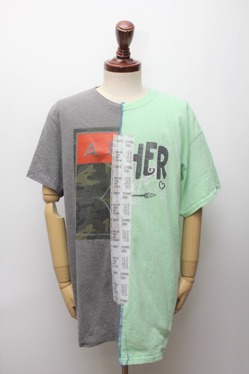 2コT　NKT-0084　グレー×ミント　Lサイズ