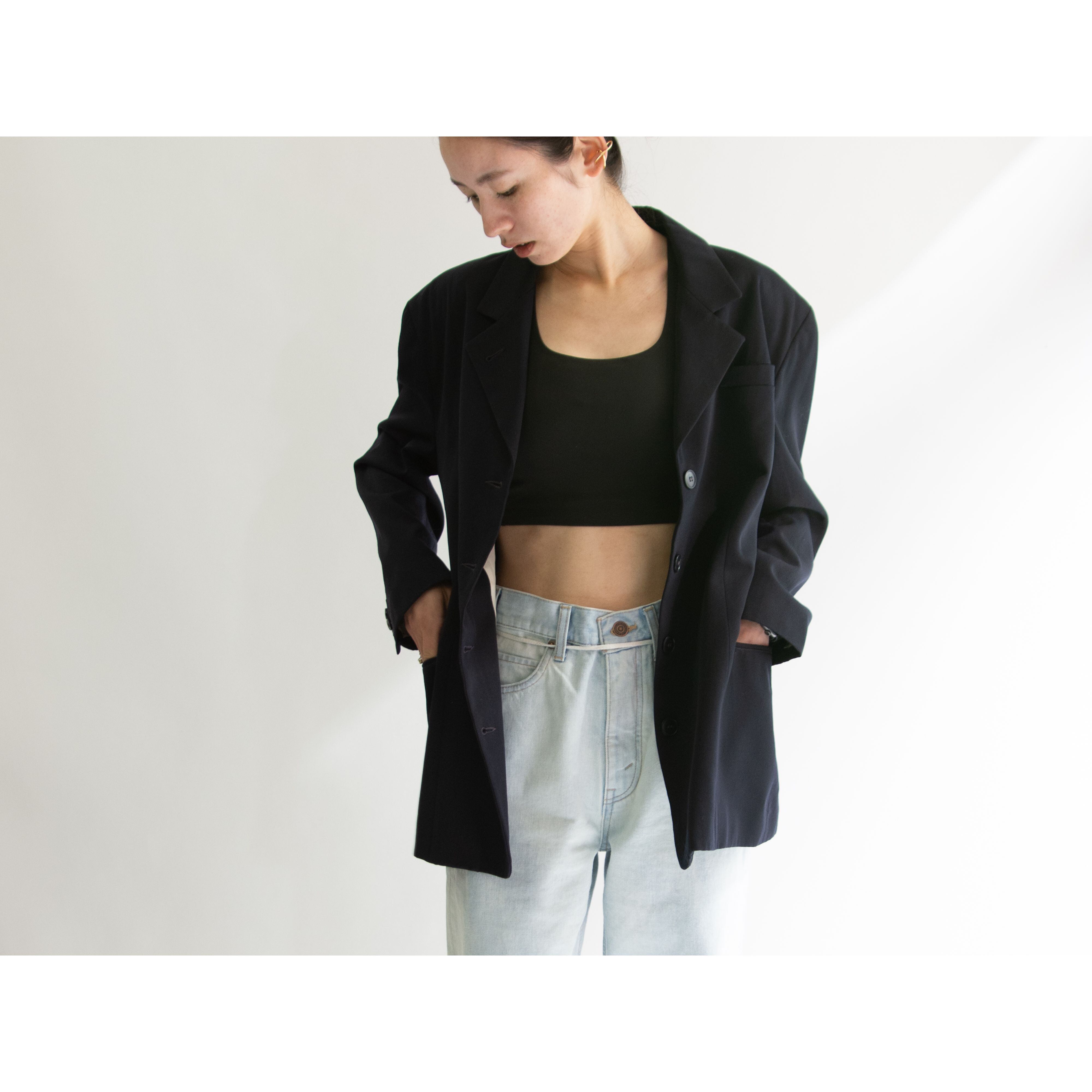 【JASPER CONRAN】Made in United Kingdom 80-90's 100% Wool Jacket（ジャスパーコンラン 英国製ウールテーラードジャケット）