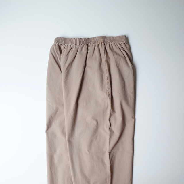 Cotton easy pants "beige"