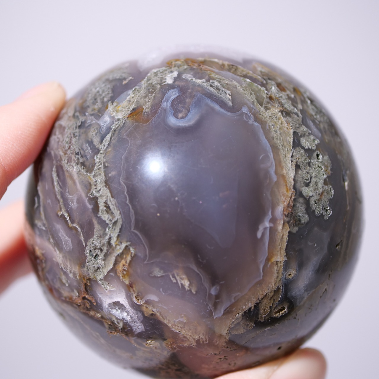 モスアゲート 【φ6.5cm】/ スフィア