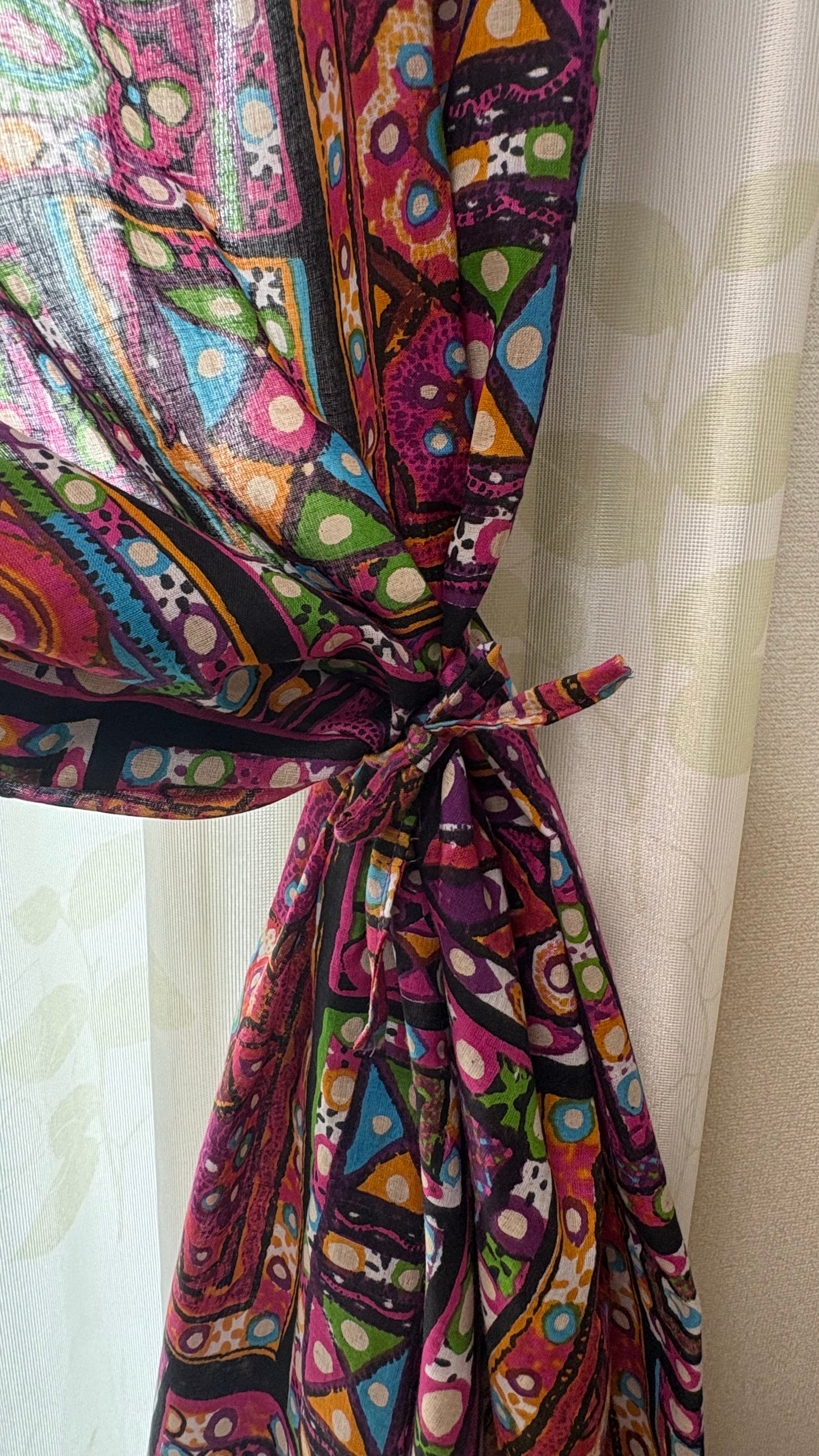 インドのボヘミアンカーテン♡クッションカバー付 | ameru