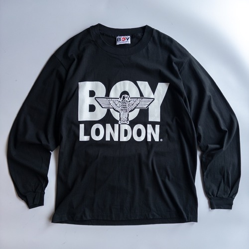 "N.O.S." 1992 BOY LONDON Logo Print Long Sleeves Tee