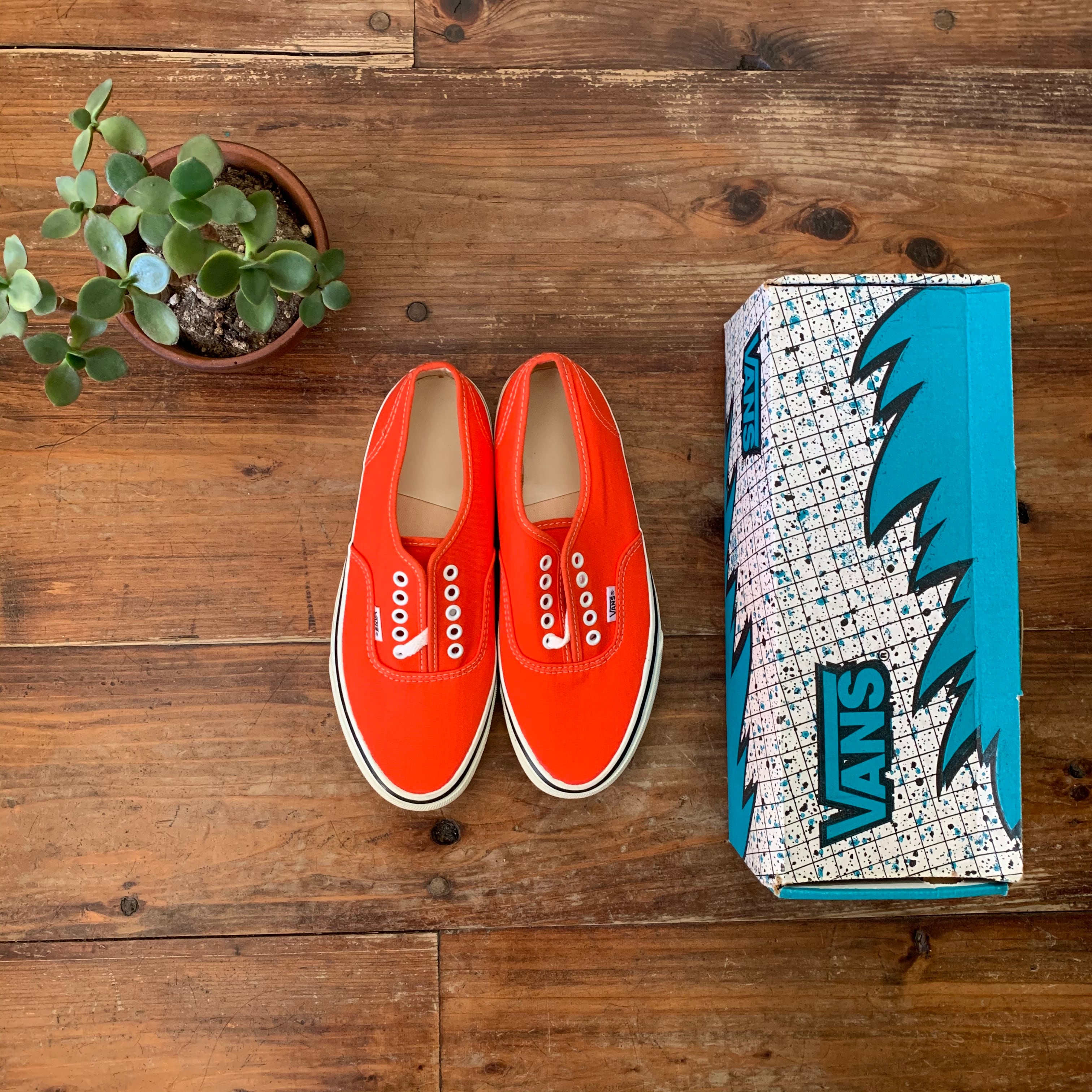 Vintage Vans “Style 44 Authentic” Orange