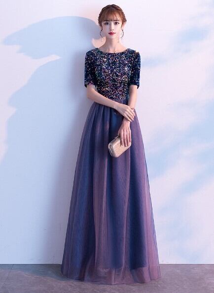 KateSpade スパンコールパープルドレス ワンピース✨️サイズ2 国産品