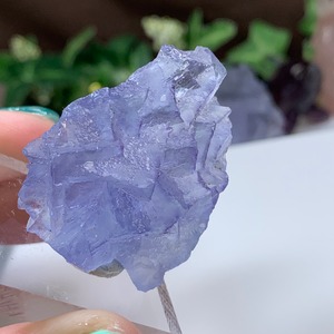 12.幻想的な色合い☆ヤオガンシャン産・ブルーフローライト原石