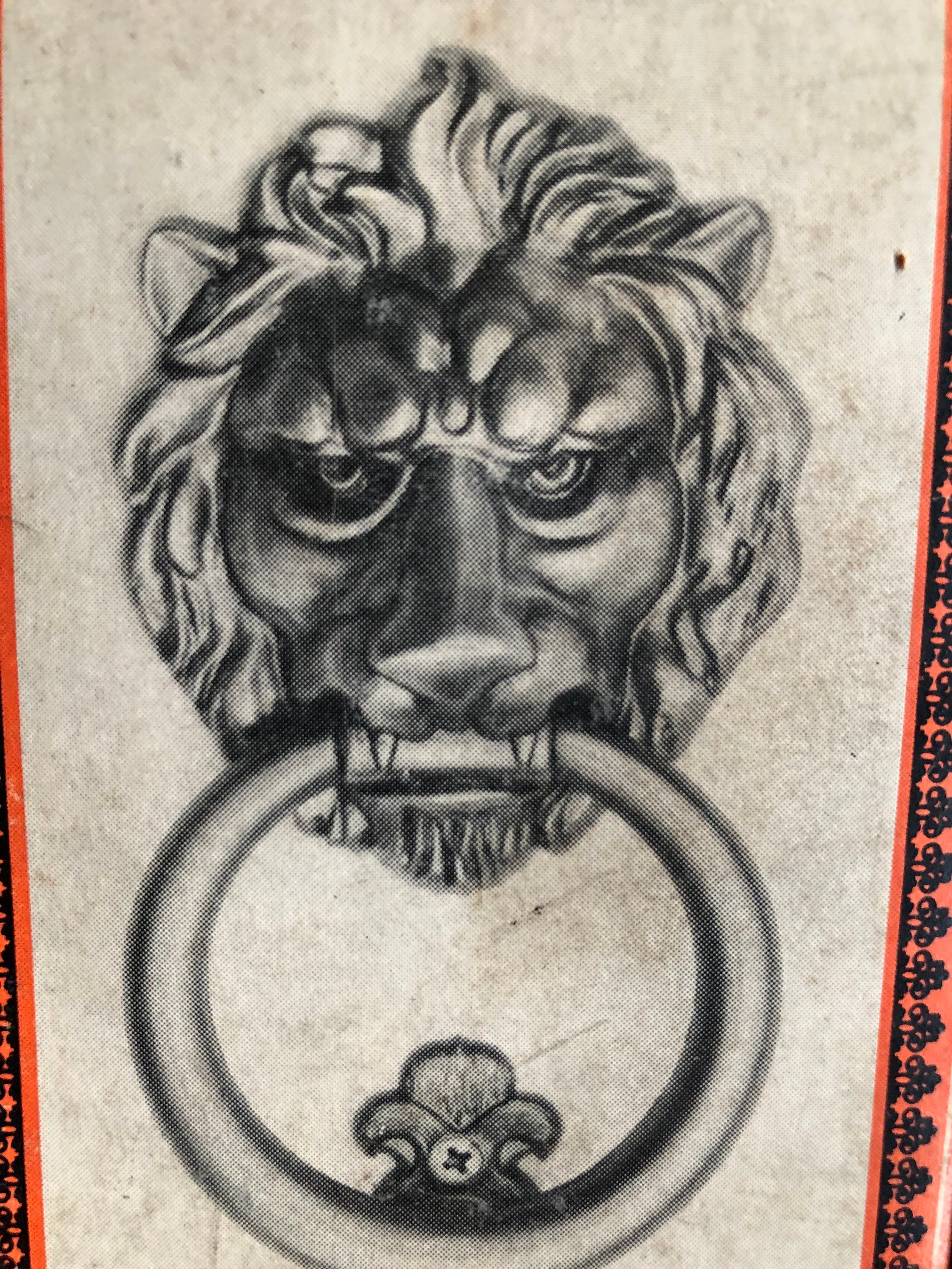 ドアノッカー ライオン 昭和レトロ 金物 ヴィンテージ | Pay ID