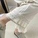 2色/裾レースペチパンツ ・12503