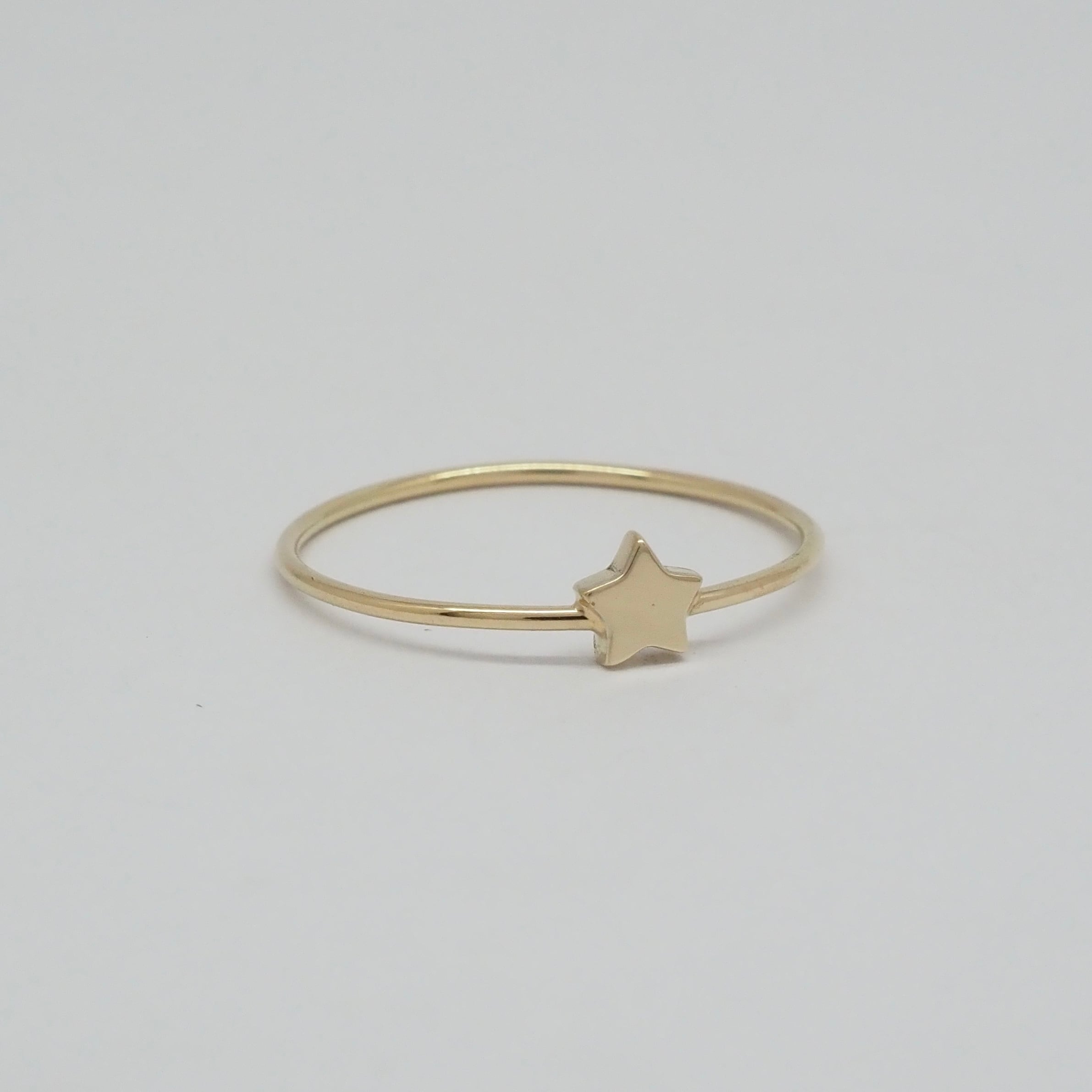 gold wire ring K18 / Star | GAJU jewelry gold wire ring K18 / Star | GAJU jewelry
