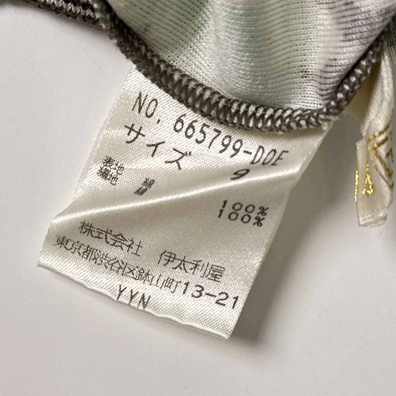 伊太利屋 イタリヤ ラインストーン フローラル バード 半袖 Tシャツ カットソー 9/マルチ レディース