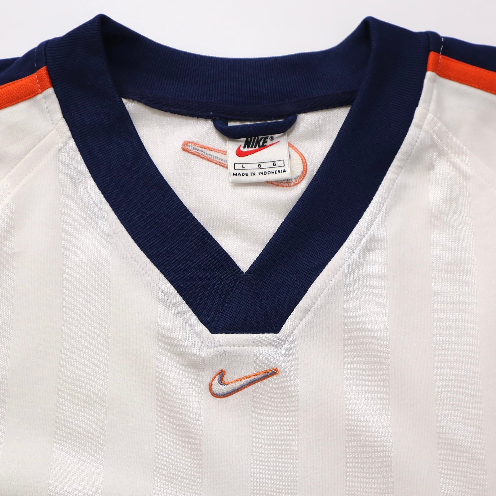 90s vintage NIKE USA製 サッカー ゲームシャツ 白タグ銀タグ