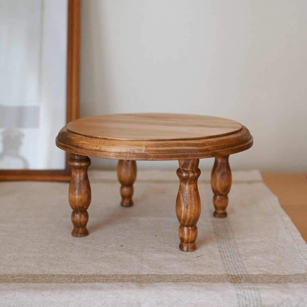 NEIN MARKE ラウンドミニテーブル｜ディスプレイスタンド 木製 飾り棚