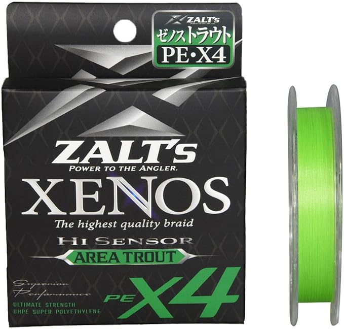 OUTLET商品♠ BASSOLS 4点セット モンドリアン　グリーン S ザルツ(Zalt's) エリアトラウト用 PE4本撚り XENOS X4 Hi Sensor Trout