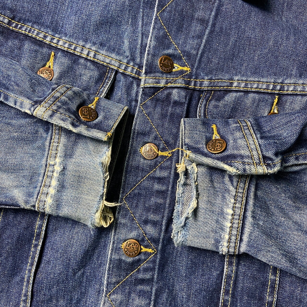 70〜80年代 ユーロ Lee リー 101-J デニムジャケット メンズXL 古着  