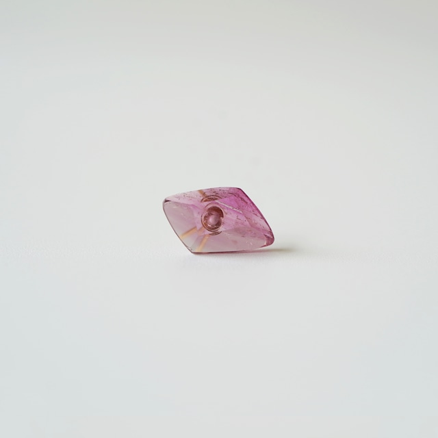 K10YG 天然石ピアス【Pink Tourmaline】