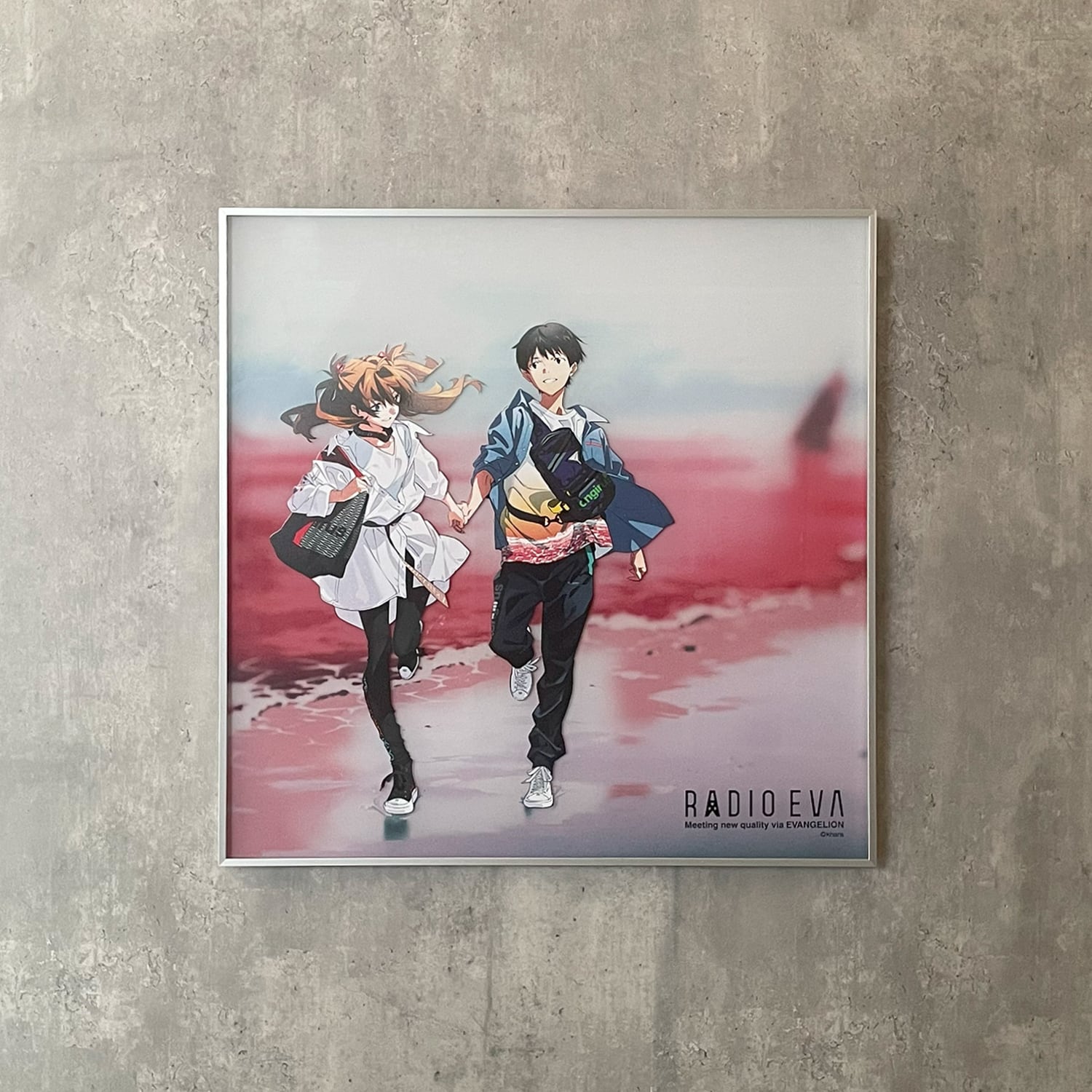 RADIO EVA Acrylic Art / シンジ＆アスカ