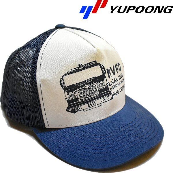 yupoong 90s ヴィンテージ トラッカー メッシュキャップ ピンク