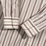 90s 00s Polo by Ralph Lauren ポロ ラルフローレン ESTATE ストライプ 長袖 ワイシャツ ドレスシャツ 41-82 /ホワイト系 メンズ ビンテージ