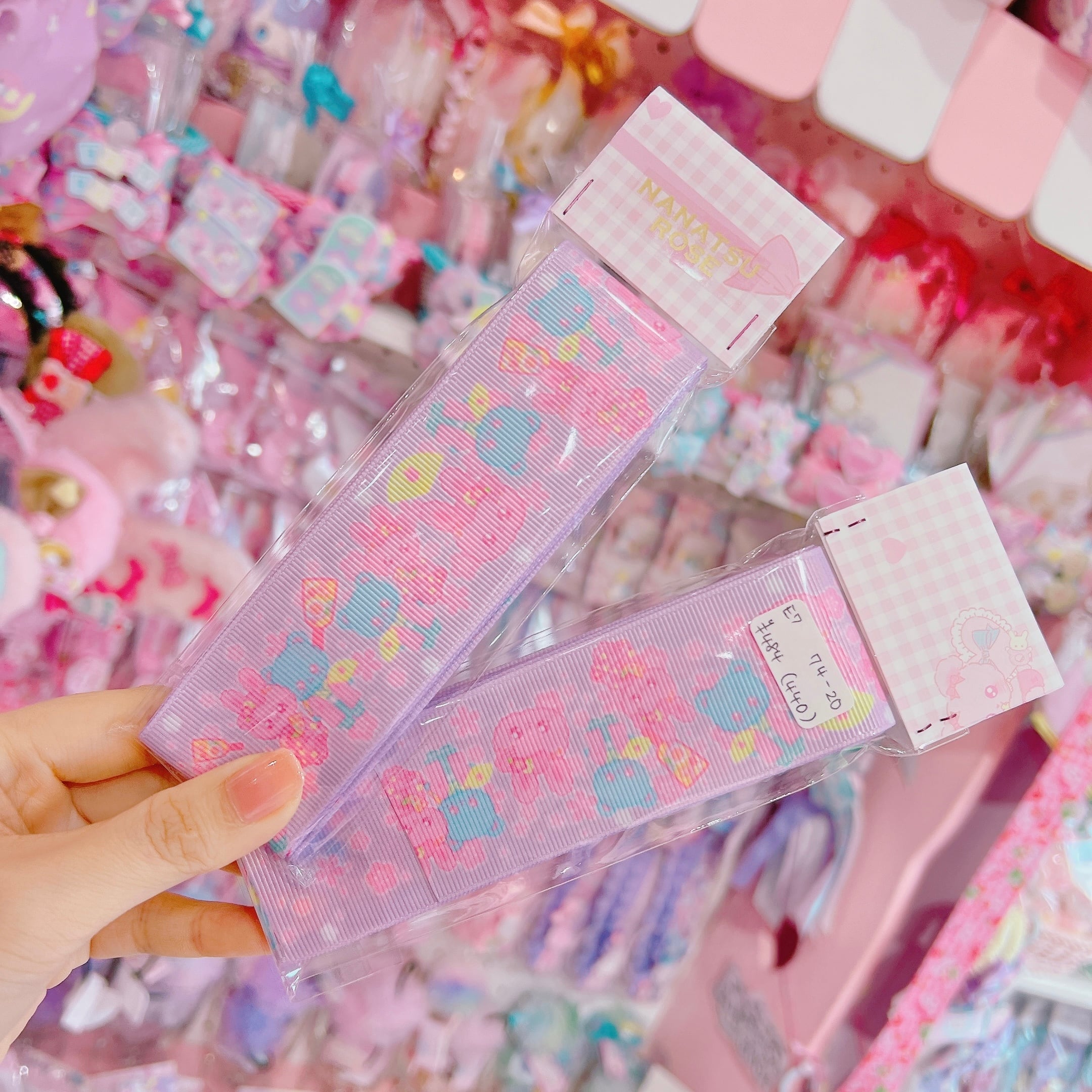 【E7】74-20グログランリボン38mm×2m