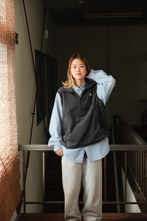 NEVER WASTED / 200century VEST / BLACK