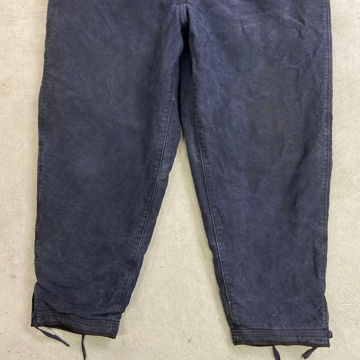 US NAVYデッキパンツオーバーオールUSネイビーTALON古着VINTAGE 古着 40s 米軍 WWⅡ USN リフレクター ステンシル サイドフック N-1