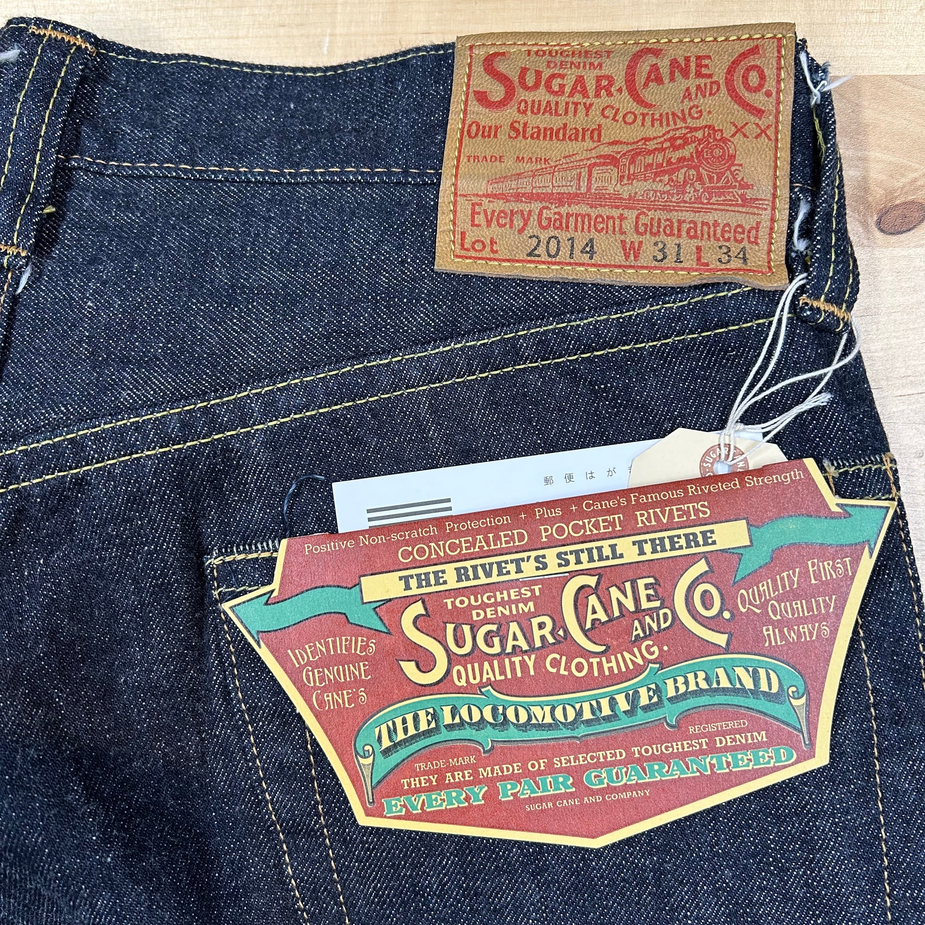 SUGAR CANE】 「12oz. DENIM 1947 MODEL TYPE- Ⅲ(SLIM FIT)」 【品番
