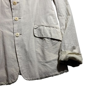 Y’s cotton linen tailored jacket