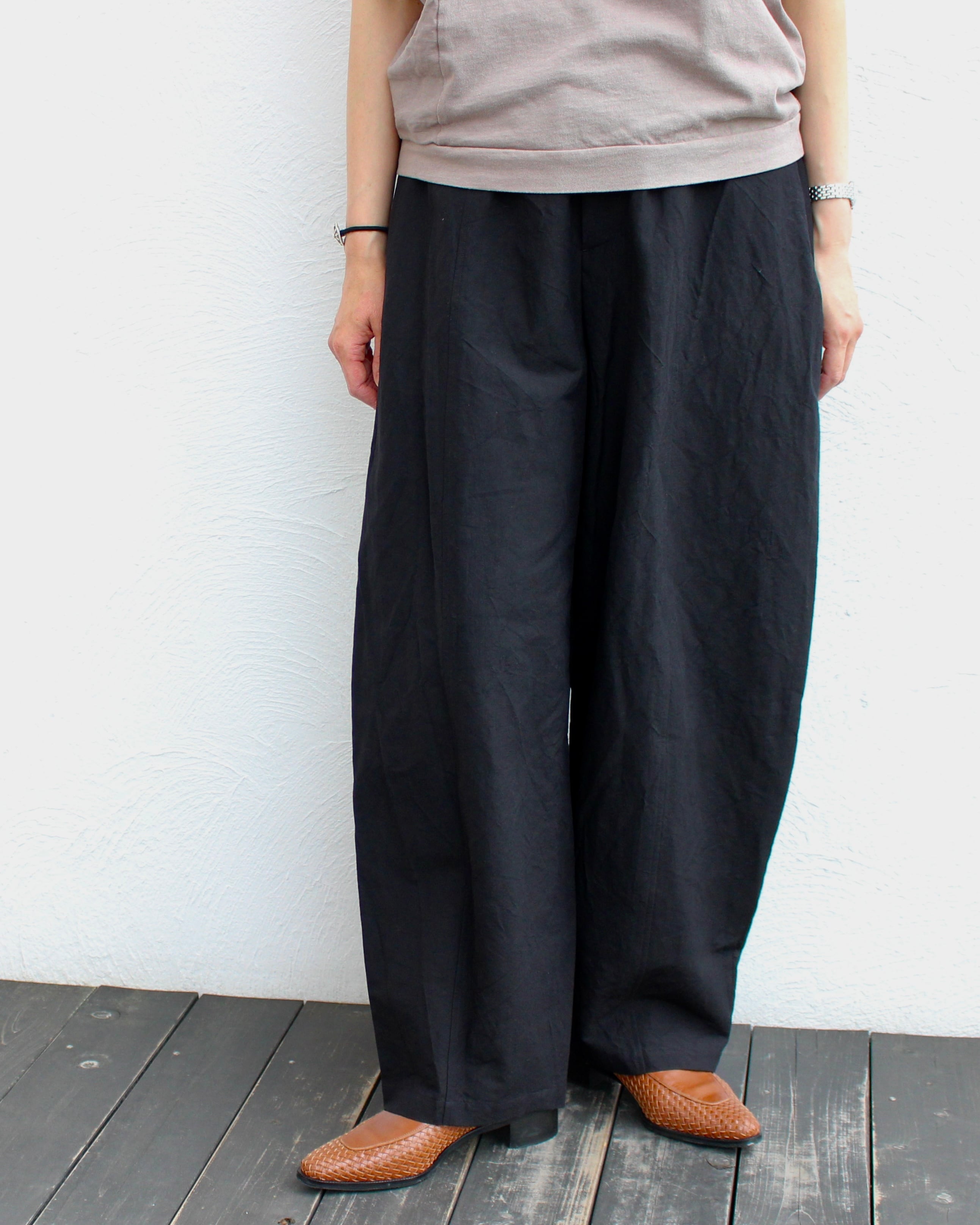 ATON/linen easy pants