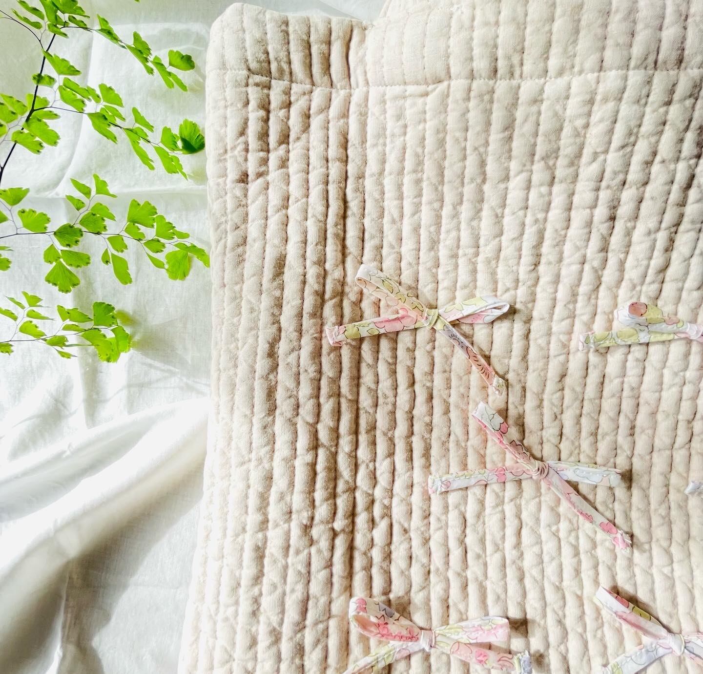 【残り1点】レッスンバック韓国ヌビキルト&リバティリボンバッグ