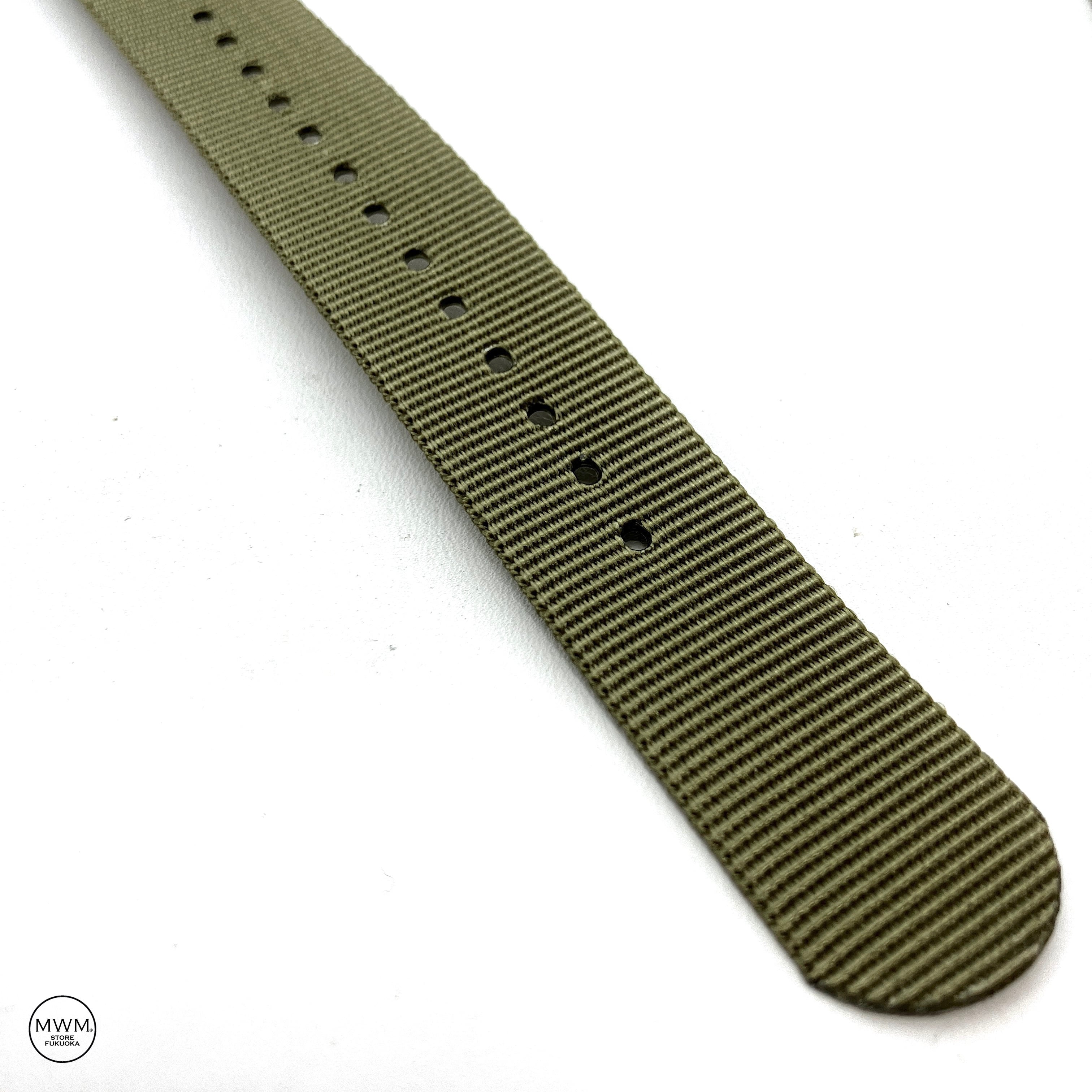 PVDプレミアムNATOストラップ オリーブ・グリーン18/20mm 腕時計ベルト