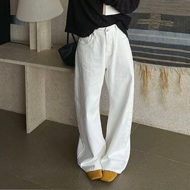 カジュアル ハイウエスト カーブドパンツ YH9713