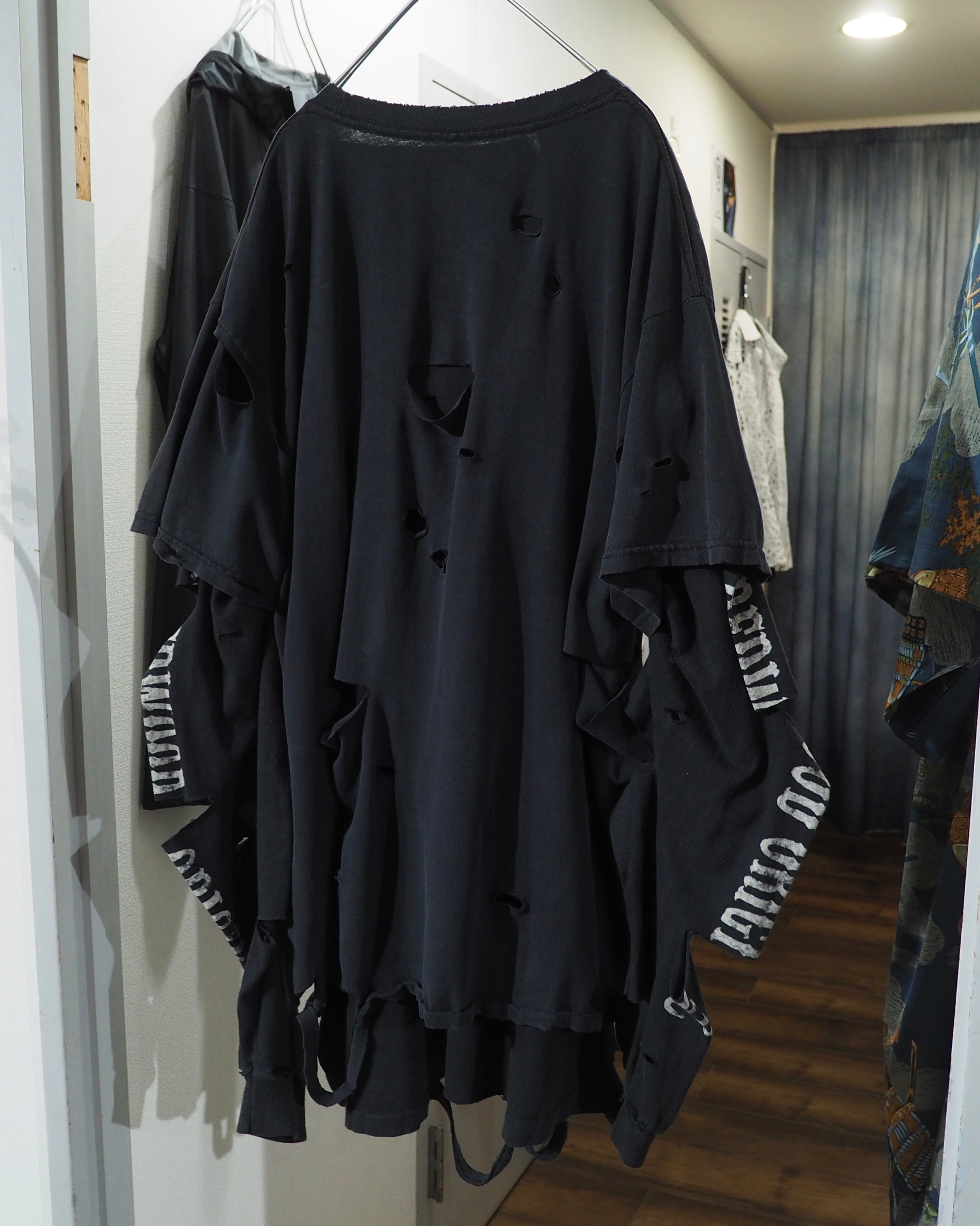 ” 循環 ” Crack Skull printed Boro Circulation Re:make SS Tee