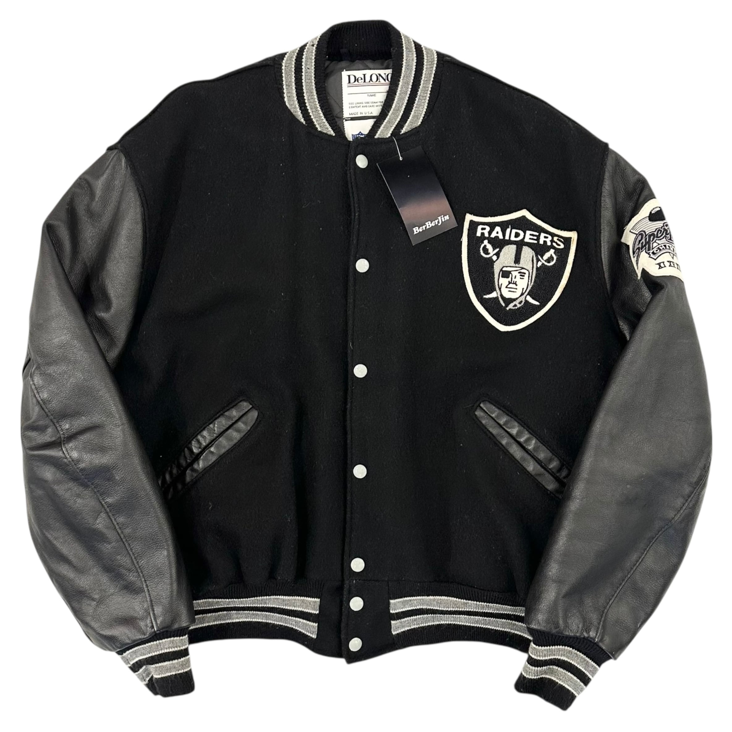 80's RAIDERS Delong Varsity | BerBerJin Yuhodo