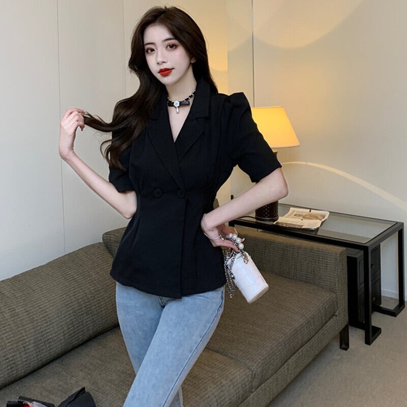 薄手ホワイトサマースタンダード レトロ 夏物 ガールズファッション83606580967