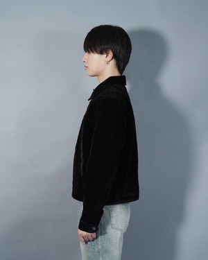 【ALUDE SELECT】Sleek modan velvet jacket