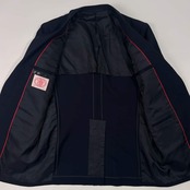 80s J.PRESS ジェイプレス 背抜き 金ボタン 段返3B テーラードジャケット 紺ブレ 94-82-175 /ネイビー メンズ ビンテージ