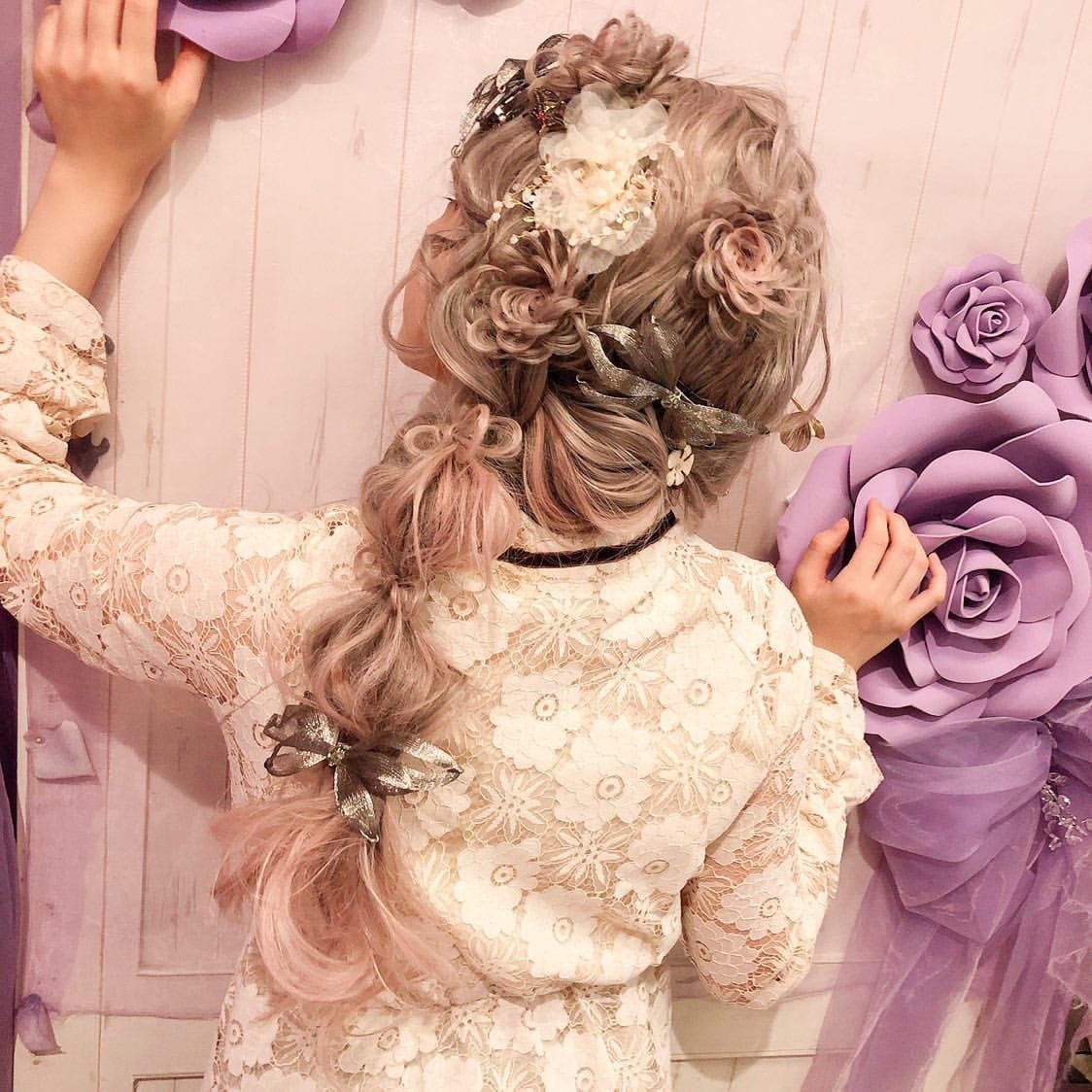 flua フルア ヘッドドレス flua ヘッドドレス ウェディング FLUA - flua フルア【2way】flower