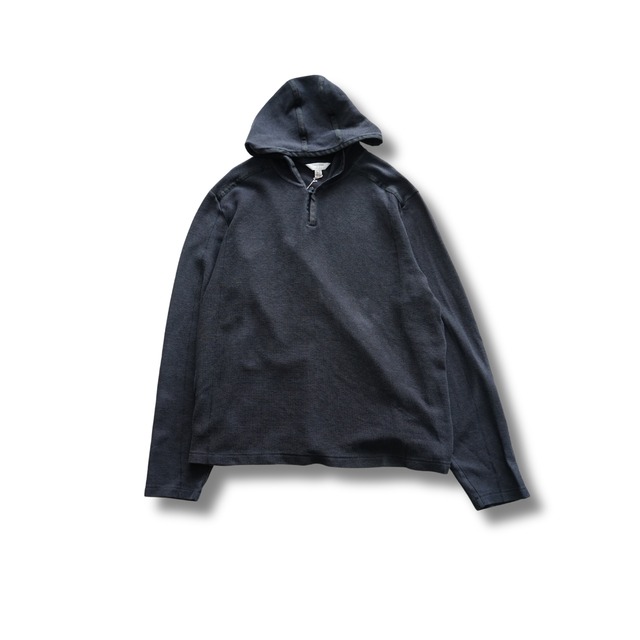 Calvin Klein トグルネック プルオーバーパーカー ネイビー（表記XL・実寸XL相当）｜NA951