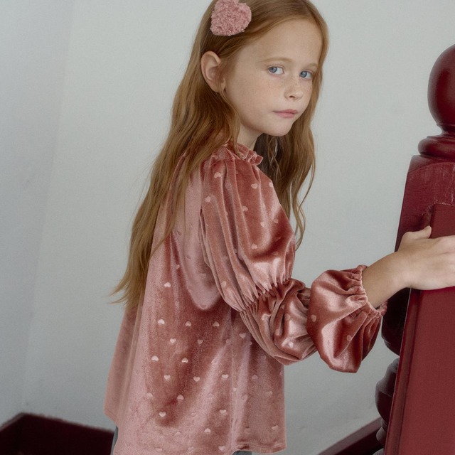 «予約»«rosette» ハートバブルブラウス 2colors