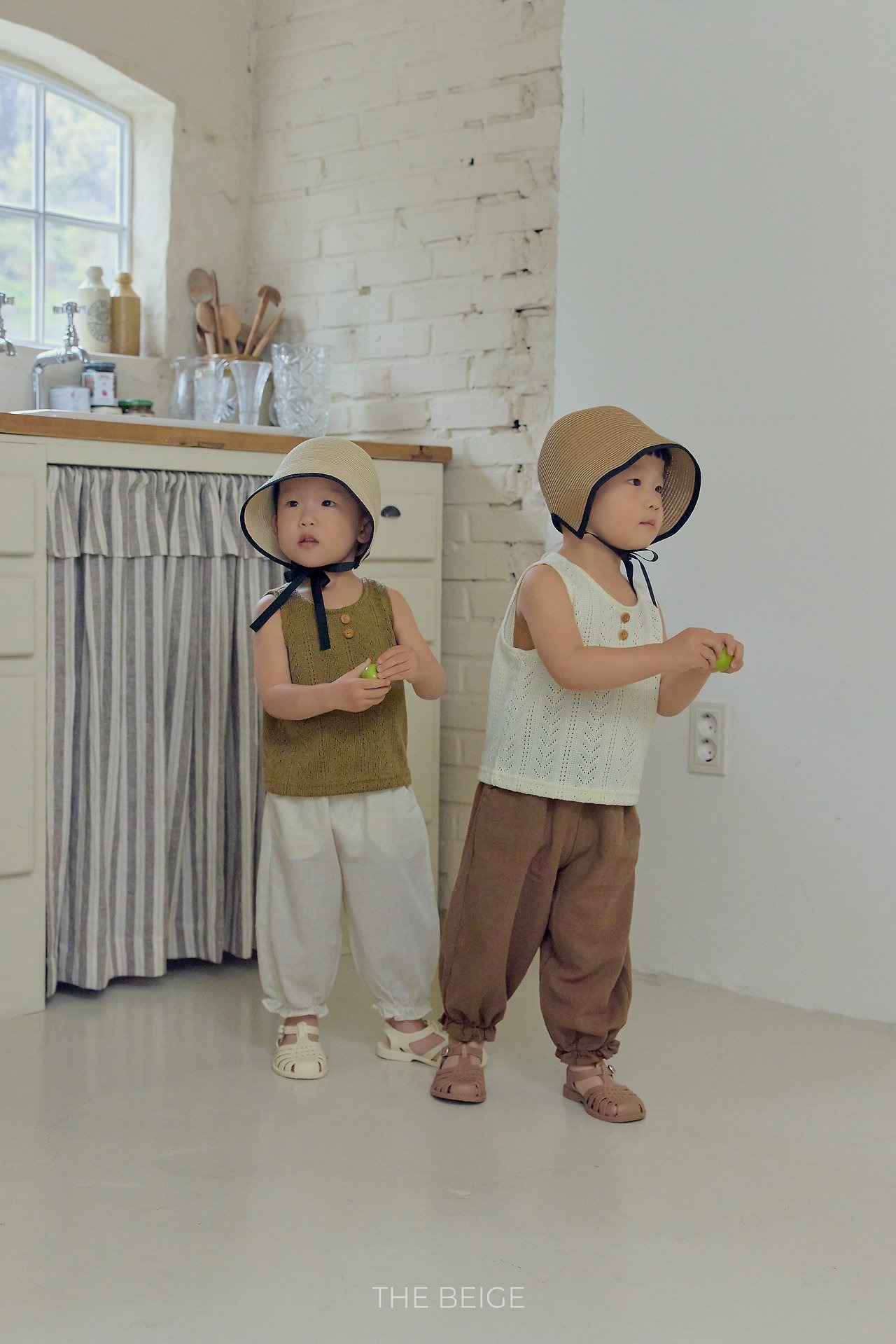[THE BEIGE] Frilled long pants / [더베이지] 프릴긴바지
