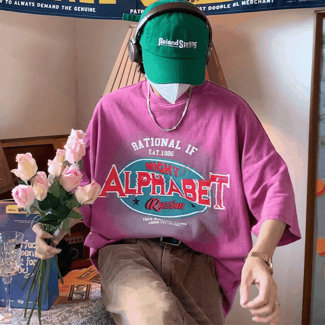 C2西洋少女のウォッシュドTシャツ