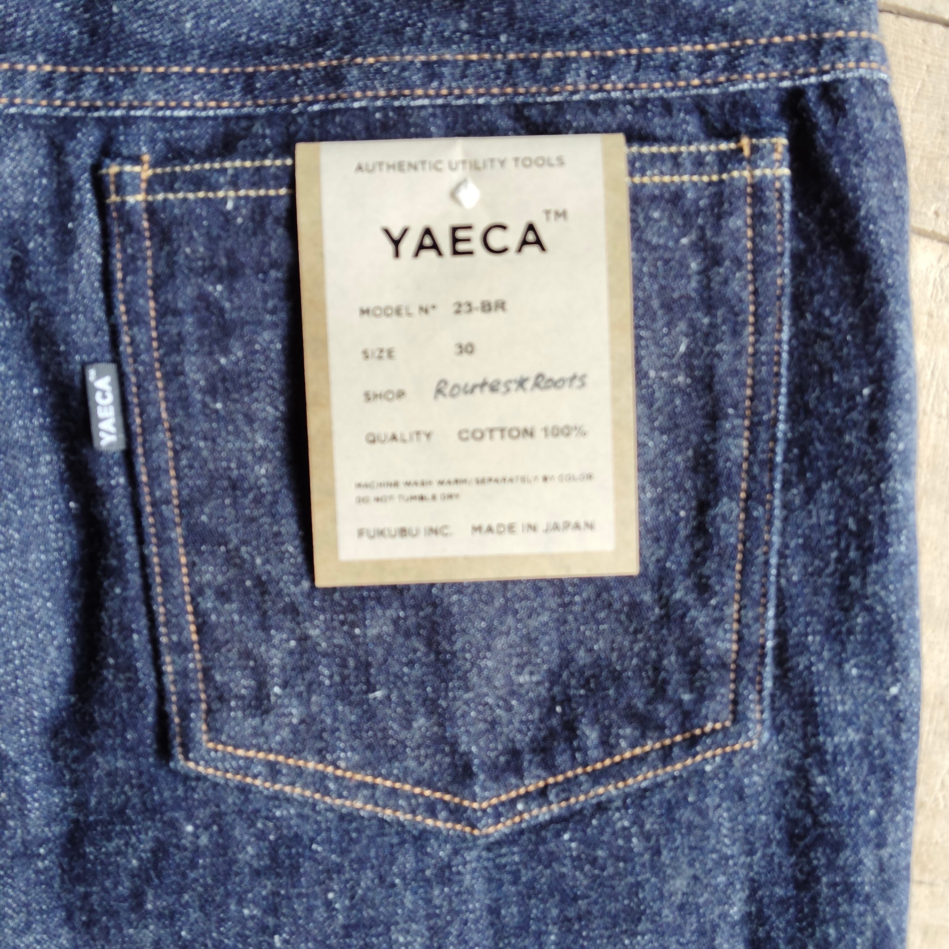 YAECA／ヤエカ DENIM FREA デニム フレア #23-BR | Routes*Roots