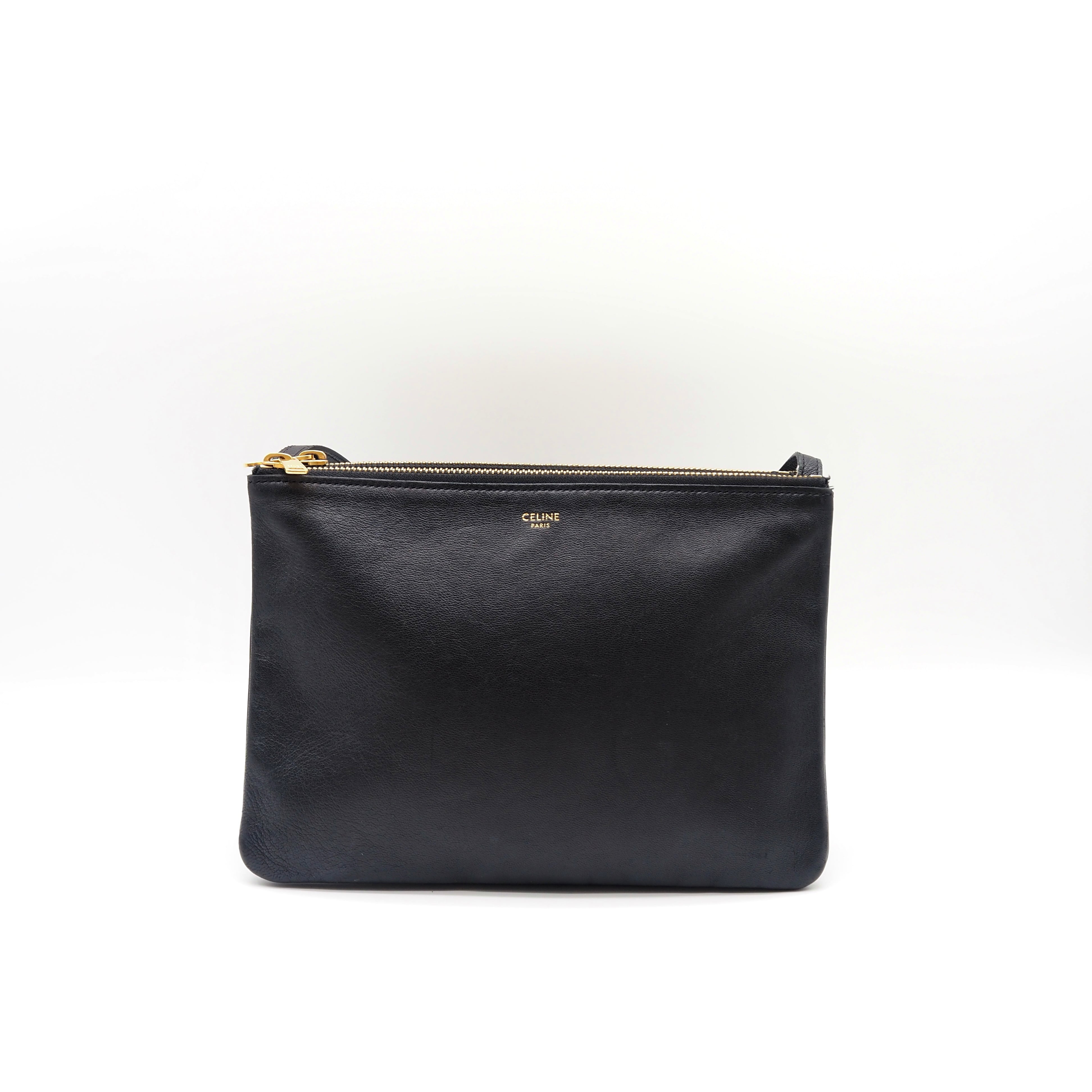 CELINE セリーヌ トリオ ラージ TRIO LARGE ショルダーバッグ レザー